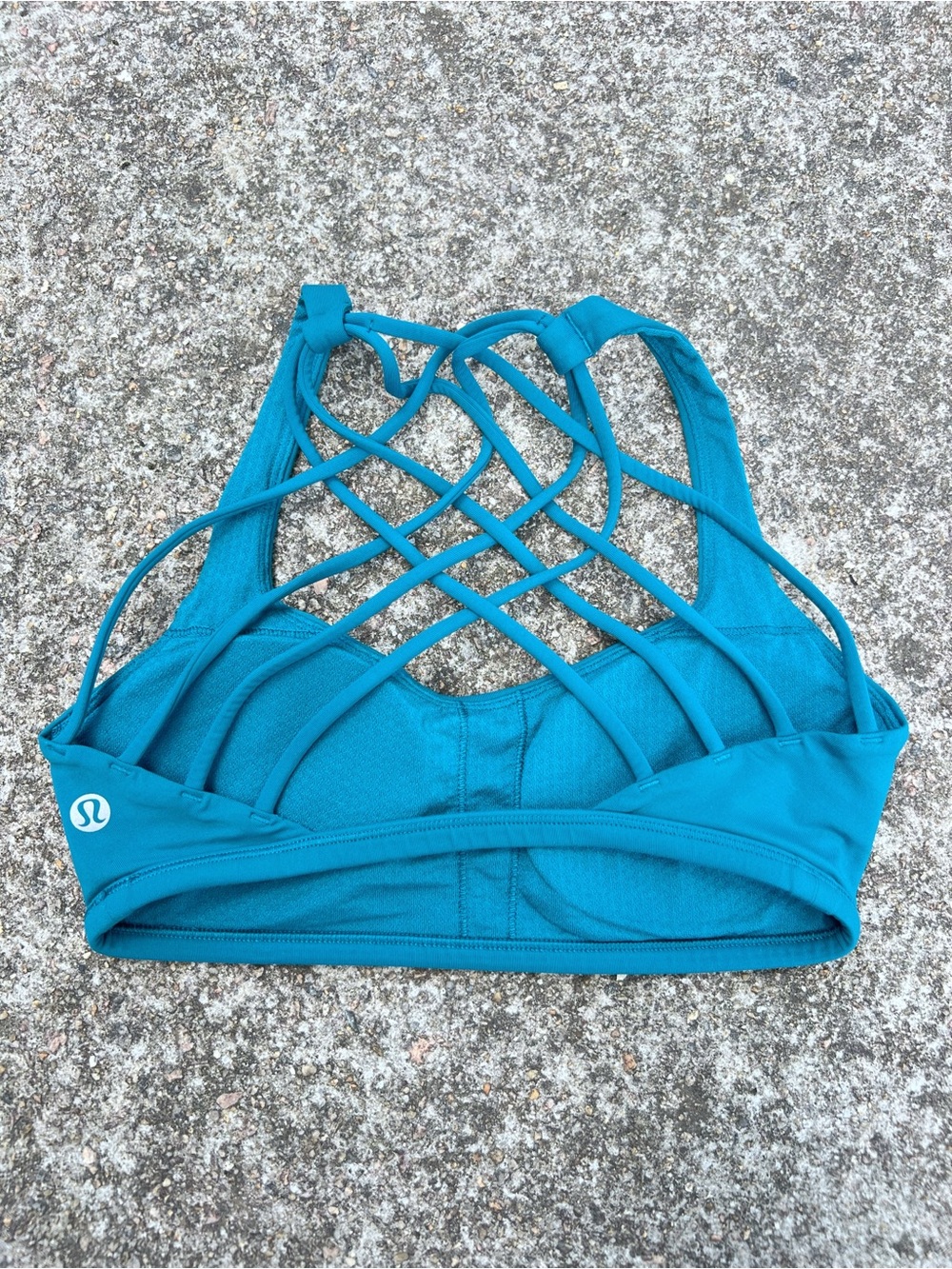 Lululemon Free to Be Wild Bra Light Support Storm Teal A/B Size 2 - Picture 5 of 6